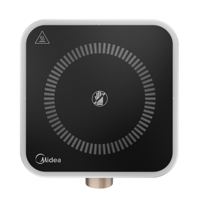 美的(Midea)电陶炉电磁炉家用煮茶器电池炉迷你小型简易轻音低辐射不挑锅具围炉煮茶 MC-HW08EF11