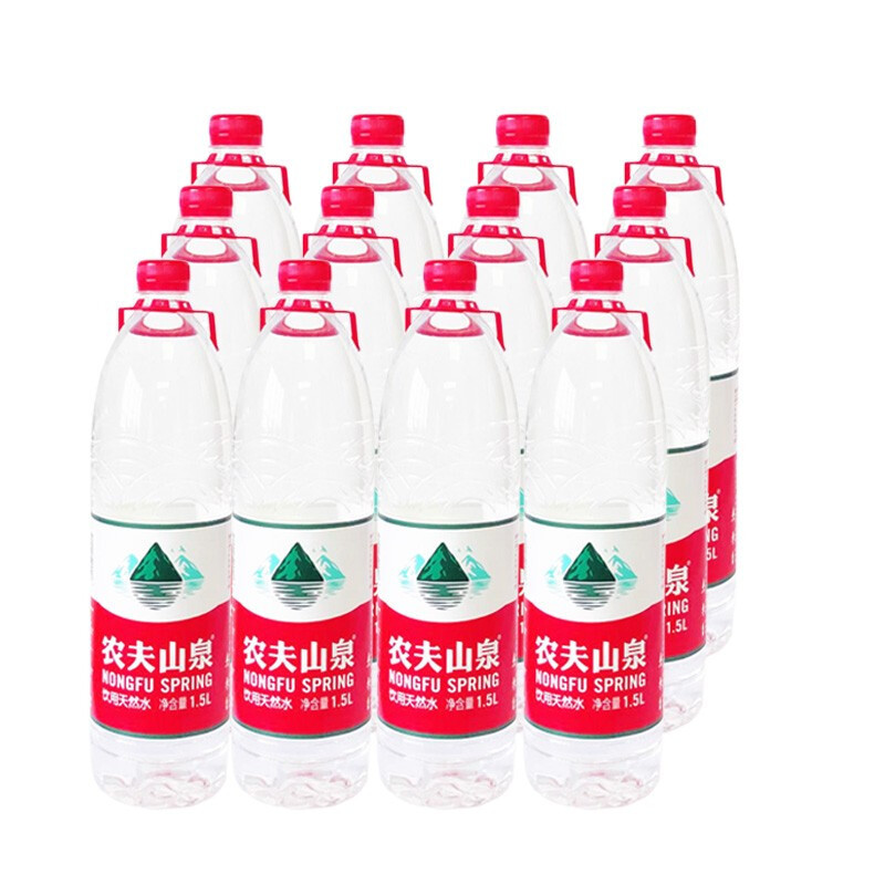 农夫山泉 饮用天然水 1.5L*12瓶/组