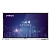 东方中原/ Donview DS-86IWMS-L05PA 电容触控教学一体机 智能会议平板 86英寸 液晶教学触控一体
