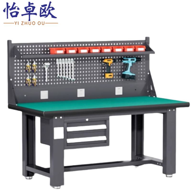 怡卓欧 钳工台1.8米+吊二抽张