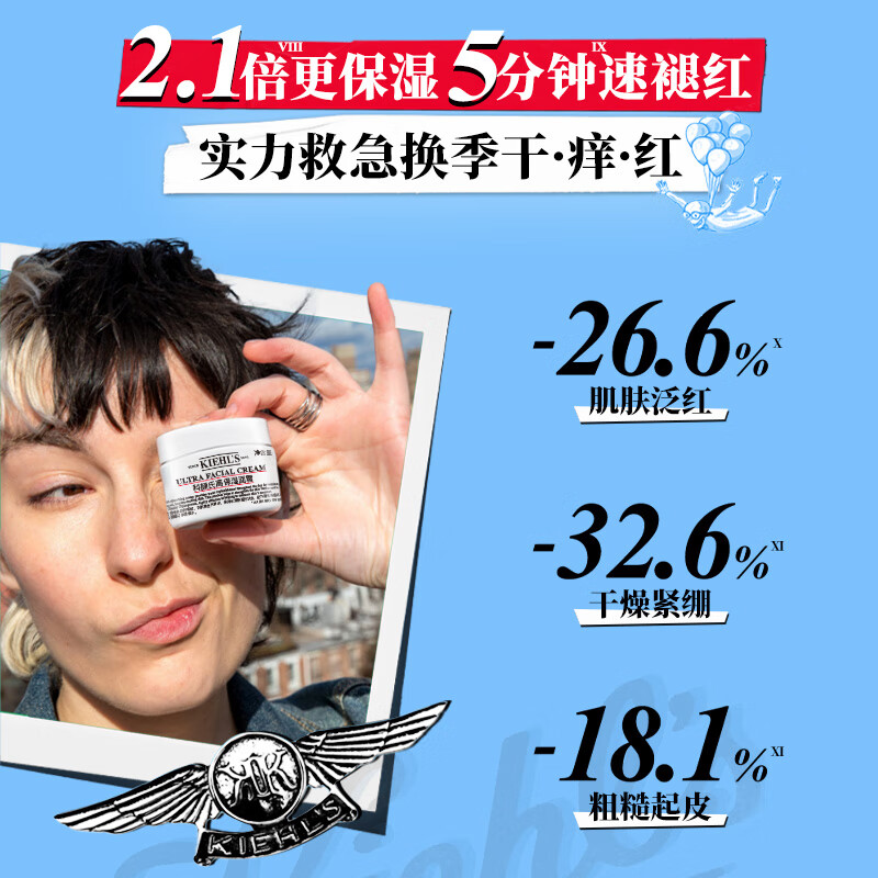 科颜氏(Kiehl’s)全新第三代高保湿面霜125ml补水保湿护肤高清大图