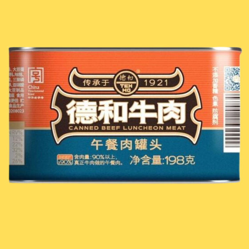 德和(TEHHO)牛肉午餐肉198g/罐