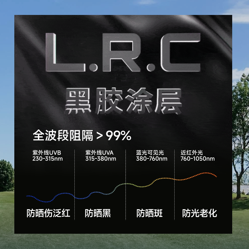 蕉下黑胶遮阳伞晴雨两用防紫外线BM020防晒伞夏小巧便携太阳伞高清大图