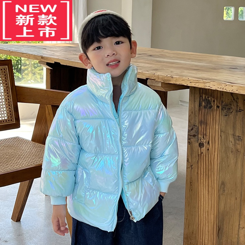 可莉允新款儿童羽绒棉服男童女童加厚冬装宝宝棉衣免洗童装中小童外套