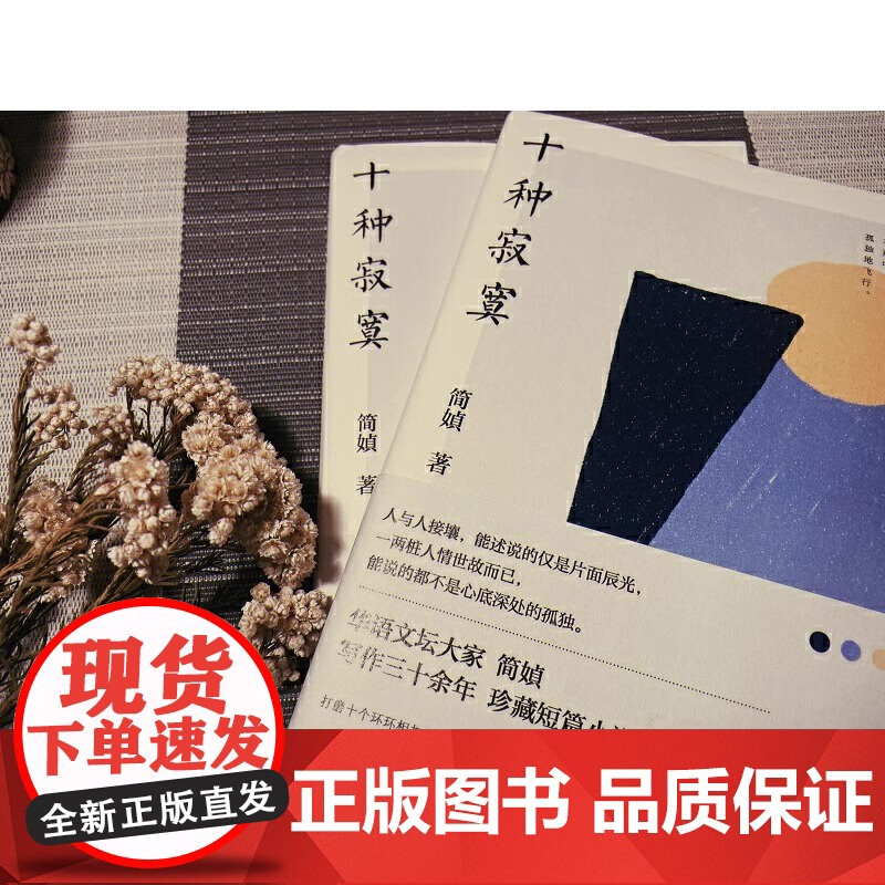 全新正版图书 十种寂寞 短篇小说集简媜新书故事集 写作三十余年珍藏大陆面世 文学小说散文陕西师范大学著名教授指导高清大图