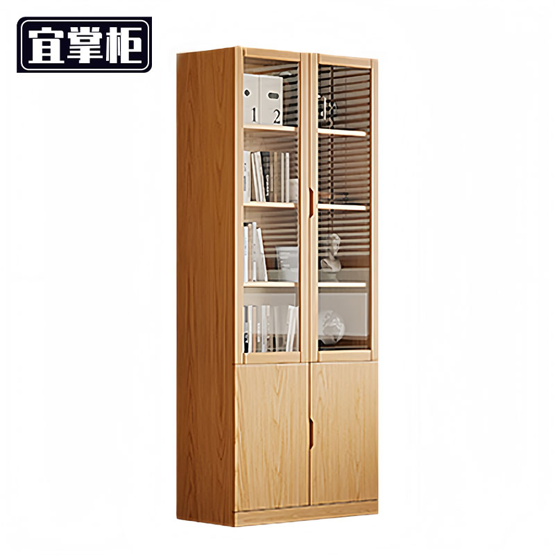 宜掌 柜 木质书 柜高清大图