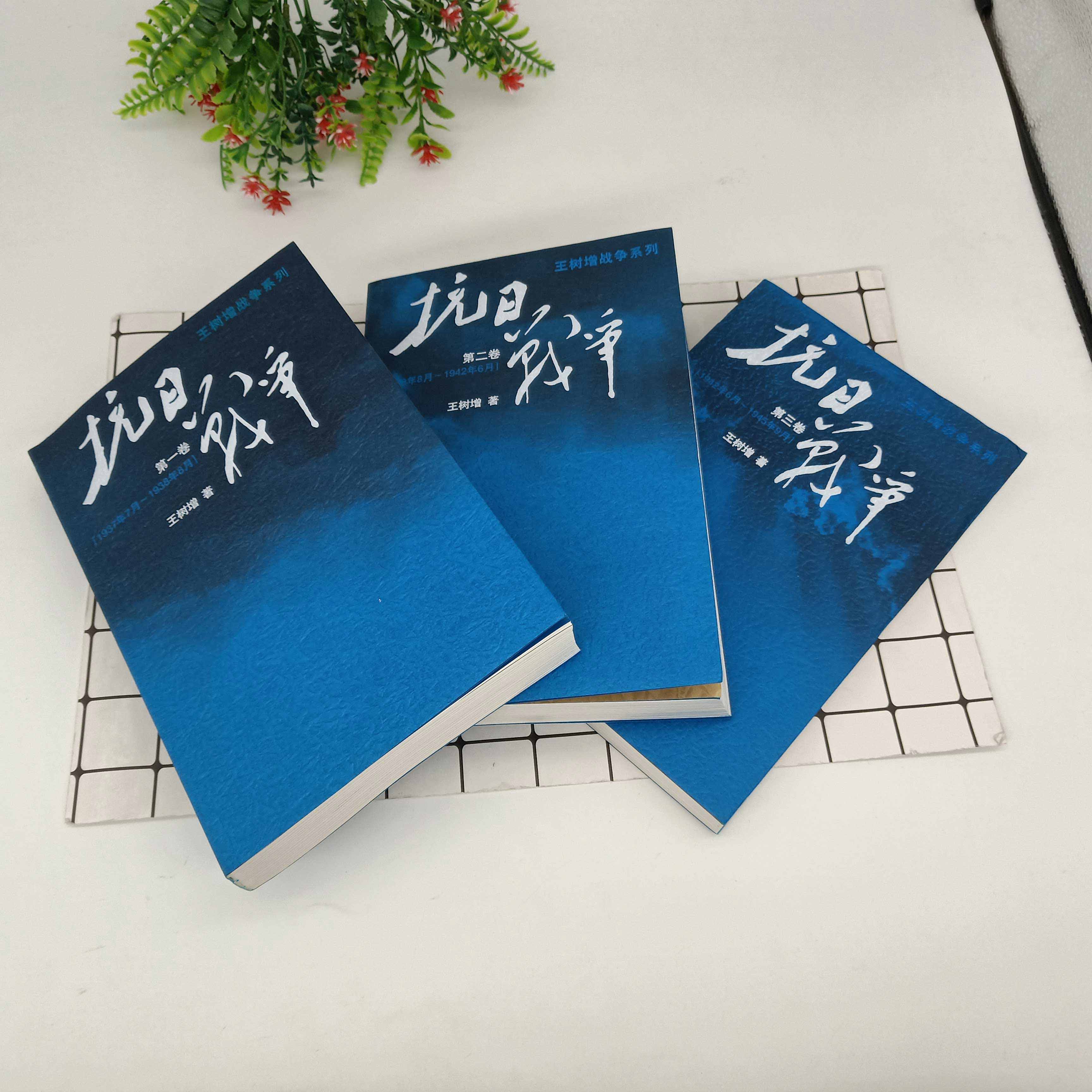[正版]抗日战争王树增第123全套3册 王树增著 长征朝鲜战争抗日战争军事小说 中国现当代文学战争经典读物 人民文学出高清大图