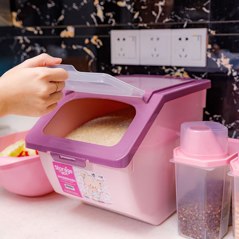 厨房米桶家用米桶20斤30斤50斤米缸面桶米面收纳箱15斤储米箱米箱