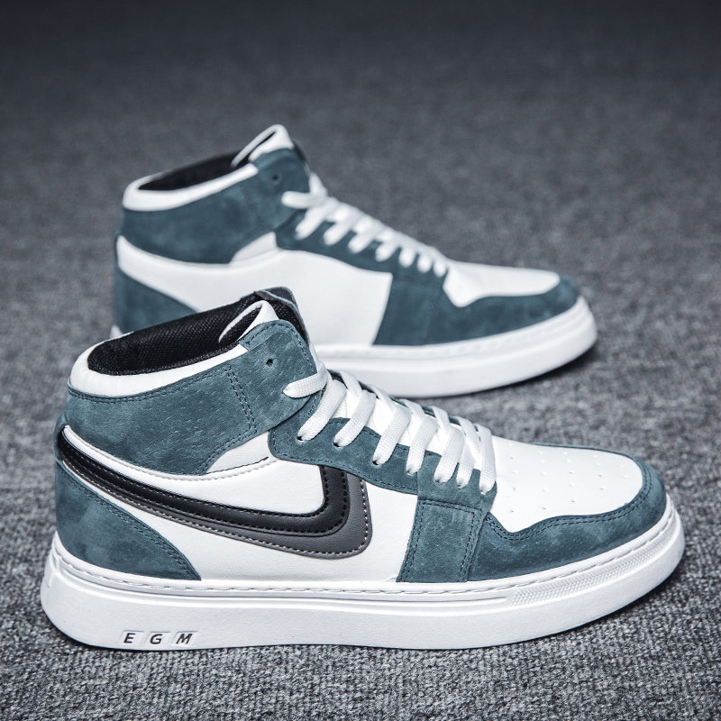 沐风草aj1男鞋户外休闲鞋韩版潮流板鞋空军一号冬季高帮鞋男百搭运动