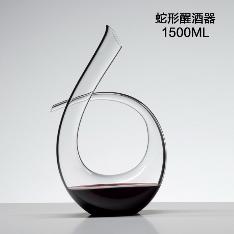 无铅水晶玻璃红酒醒酒器 创意葡萄酒醒酒器分酒器醒酒壶 玻璃酒具(请先与客服确认再)