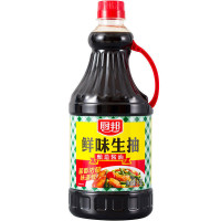 厨邦酱油 鲜味生抽1.25L/瓶 黄豆酿造酱油 炒菜凉拌点蘸腌制鲜美家用调味品大瓶装大桶