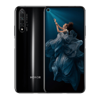 华为/荣耀(honor) 荣耀20 全网通版 8GB+256GB 幻夜黑 移动联通电信4G手机 4800万超广角AI四摄 3200W美颜自拍 麒麟980