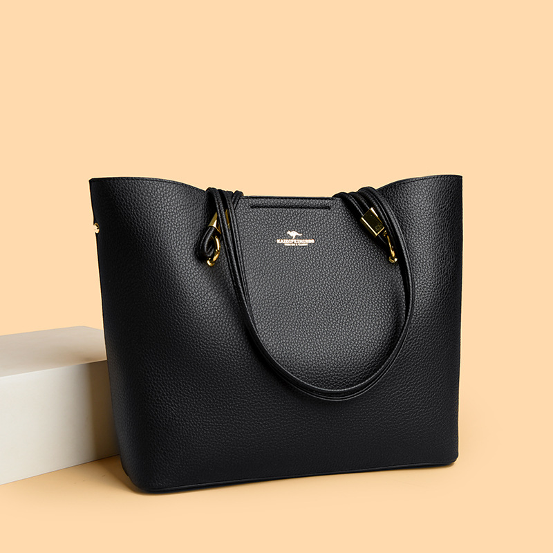 包包女包新款潮流妈妈包大容量购物袋斜挎包女托特包高清大图