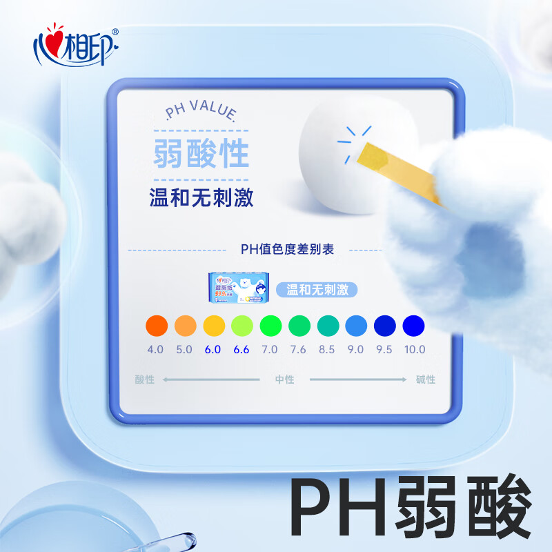 心相印 湿厕纸超迷你便携厕后私处清洁温和杀菌湿纸巾可入马桶 7片8包3提 7片8包3提高清大图