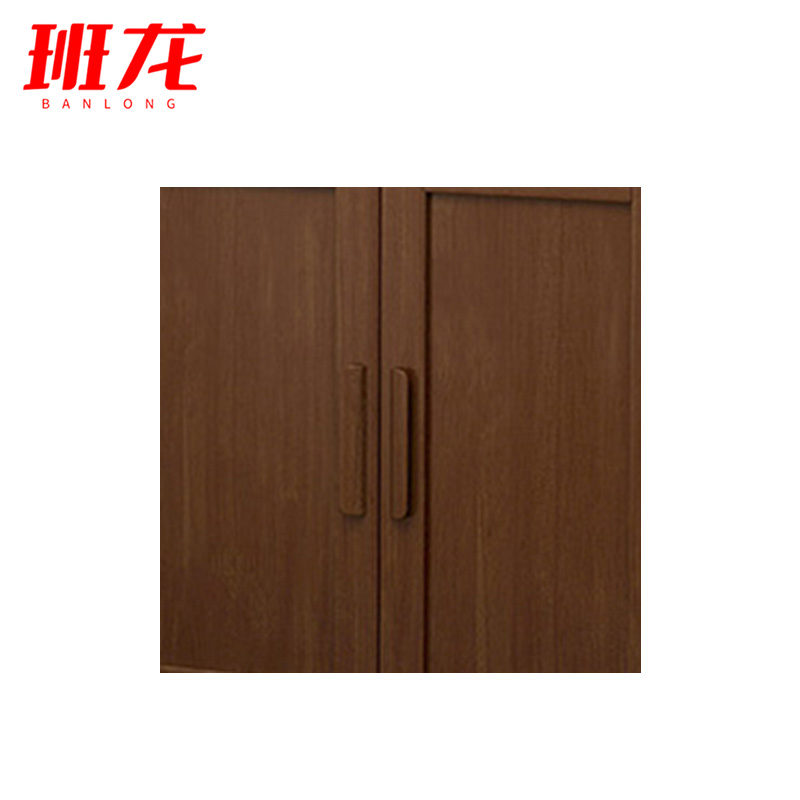班龙实木鞋柜120*32*98cm三门台高清大图