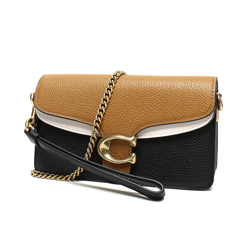 coach蔻驰奢侈品女士皮革单肩斜挎手拿包76199