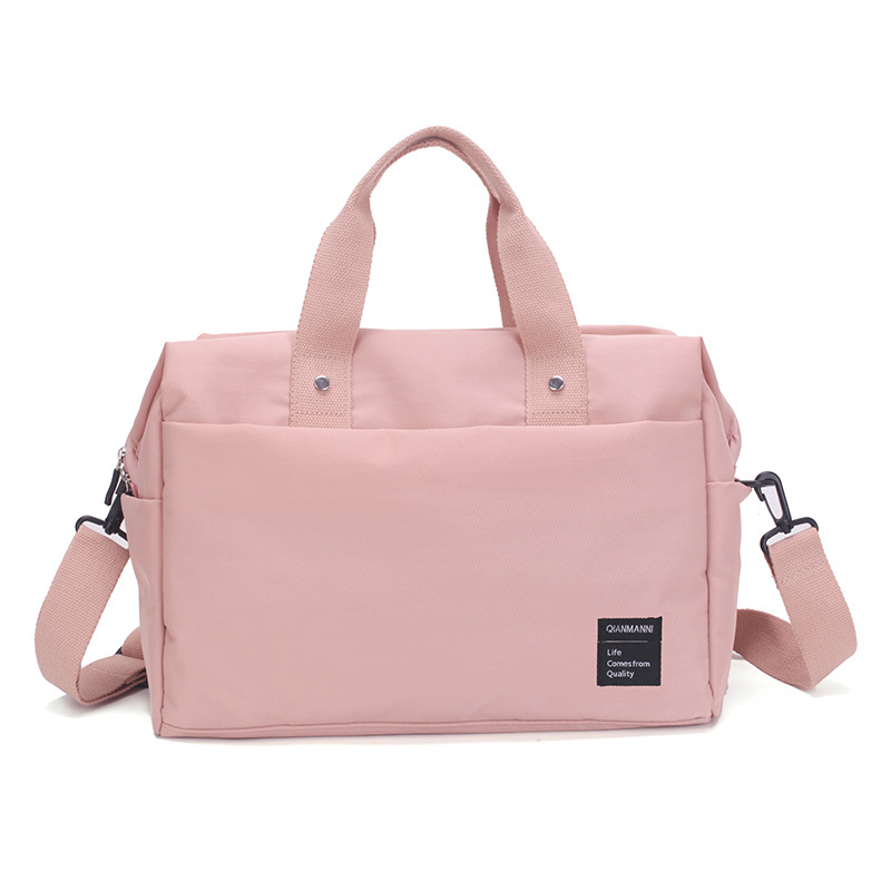 旅行包女手提包小行李包简约轻便短途小清新套拉杆出差旅行袋