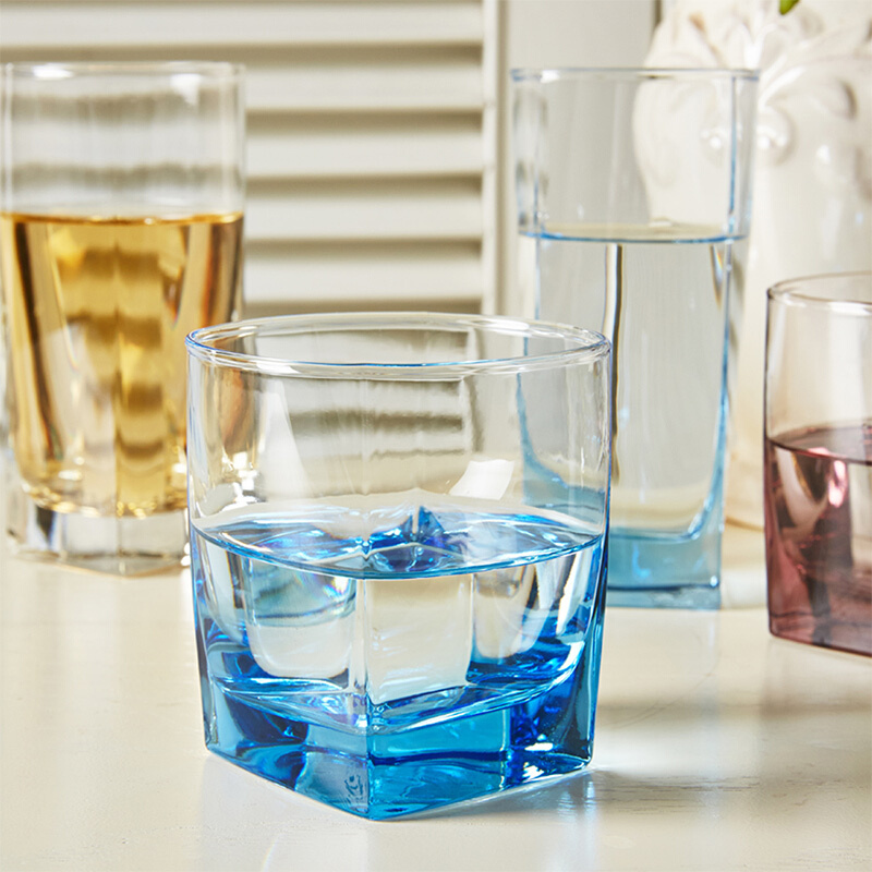 乐美雅司太宁无铅玻璃水杯茶杯饮料果汁啤酒杯 300ml 6只装