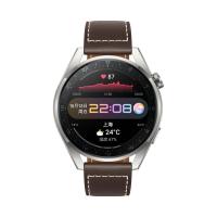 华 为(HUA WEI)Watch 3 Pro 48mm 时 尚 款 棕 色 真 皮 表 带