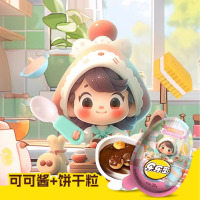 星球杯奇趣小零食乐乐蛋25g*12个可可酱巧克力蘸酱杯糖果半边玩具儿童零食星球杯奇趣小零食[女孩厨房系列]