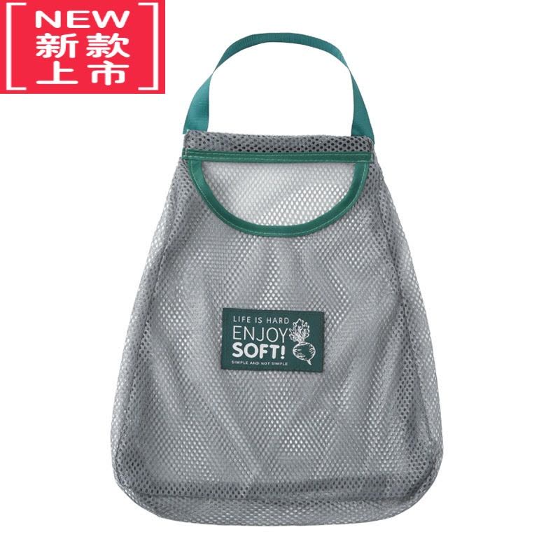 可莉允放姜大蒜头收纳袋挂袋墙挂式蔬菜水果透气网袋网兜壁挂储物袋厨房图片