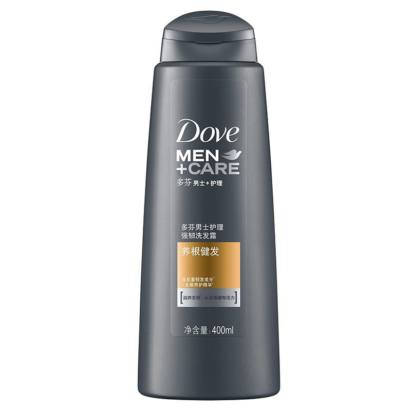 多芬(Dove)洗发水 男士+护理 强韧洗发露 养根健发400ml[联合利华]