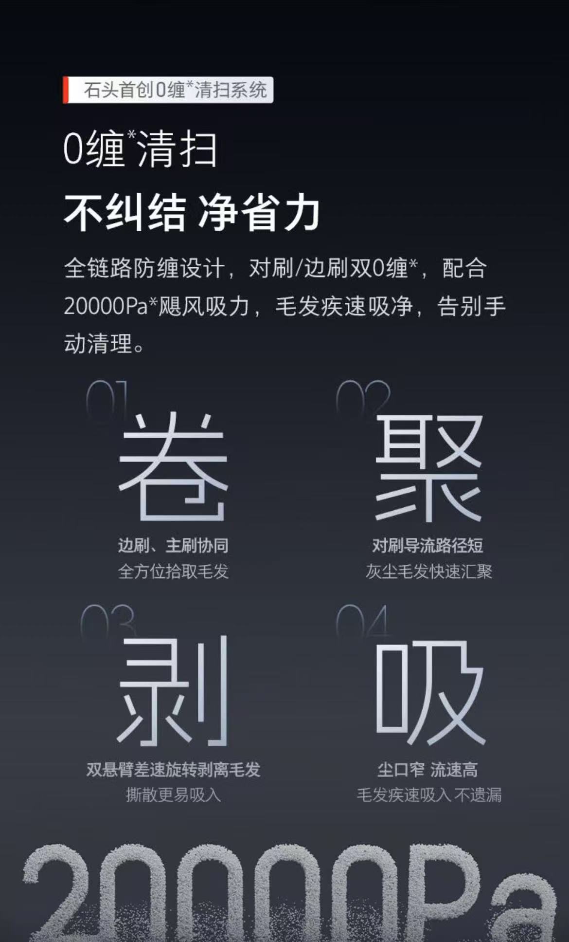 石头自清洁扫地机器人G30上下水扫拖一体高清大图