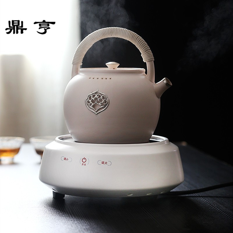 鼎亨陶瓷煮茶炉套装煮水电磁炉铸铁壶电茶炉玻璃泡茶壶水壶煮茶器