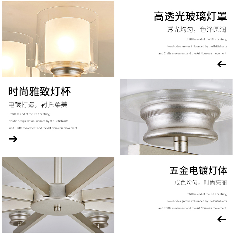吊灯2020新款客厅灯家用北欧现代简约大气创意卧室灯饰餐厅灯具