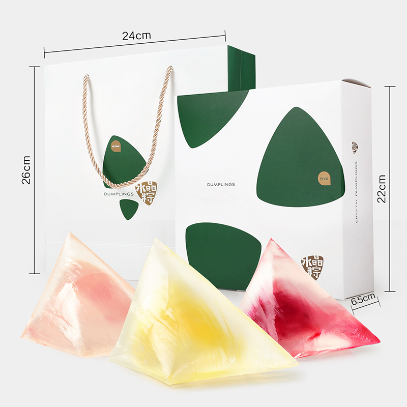 悠享时 端午节礼品 水晶粽礼盒网红粽子礼盒 水果味豆沙粽甜粽 即食星冰粽企业团购定制送礼佳品