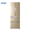 海尔(Haier)BCD-331WDGQ 331升法式多门冰箱 一级能效彩晶玻璃面板 变频家用电冰箱