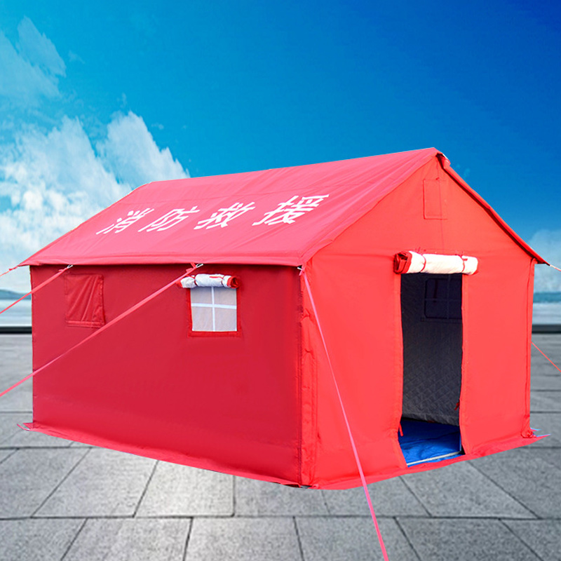 探在途 TZT40614153 防雨帐篷应急救援消防红帐篷 3*6m高清大图