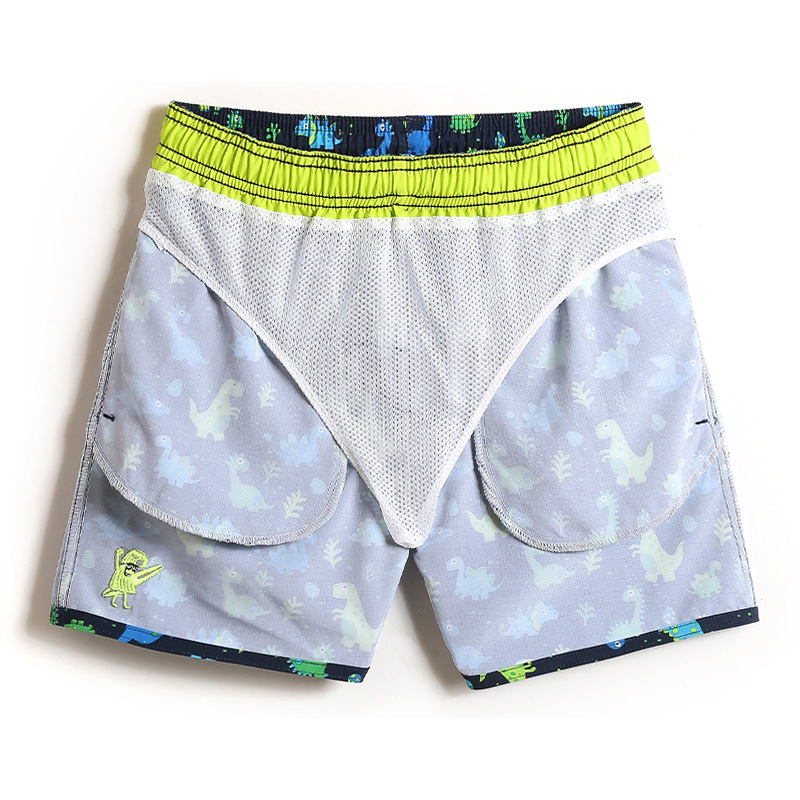 男孩平角泳裤儿童沙滩裤速干宽松泳裤童分体泳衣游泳装备
