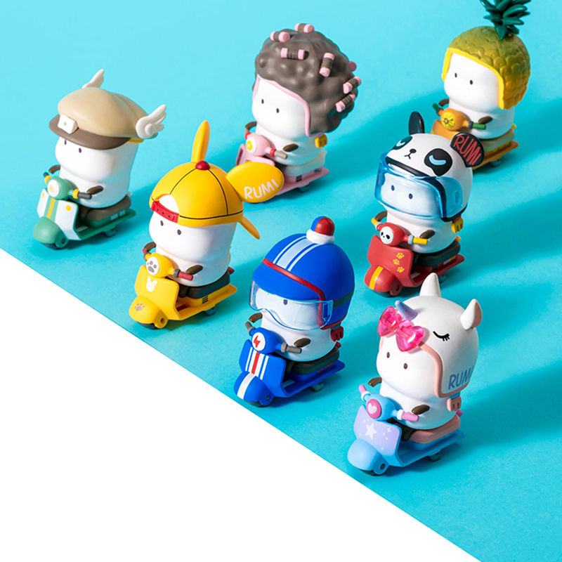 miniso名创优品萌力星球tutu车盲盒摆件家居卧室办公室摆件文创 1个装