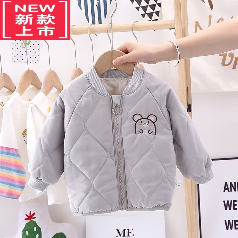 可莉允宝宝棉衣秋冬装外套洋气儿童棉服内胆夹棉男女小童潮婴儿棉袄加厚图片