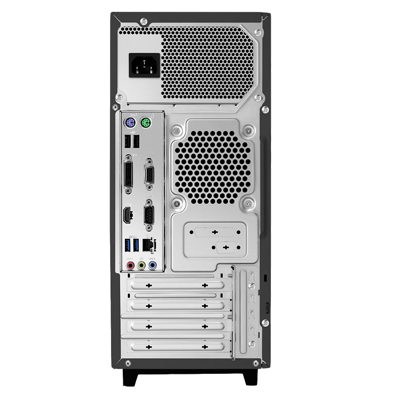 华硕(ASUS)碉堡台式电脑S300MA 23.8英寸大屏显示器家用办公商务高性能学习台式电脑主机套装(i3-10100 8G 1T W10 WIFI )