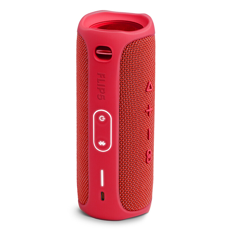 JBL FLIP5 音乐万花筒五代 便携式音箱 低音炮 防水设计 支持多台串联 户外音箱 迷你小音响 红色
