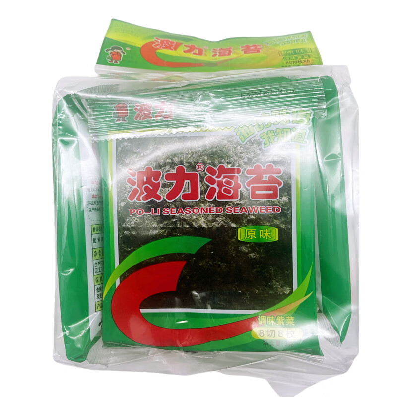 波力 24g(3g*8包) 原味 海苔 (计价单位:袋)