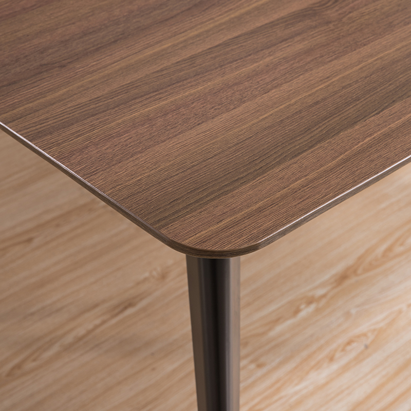 洛苏通盛会议桌长桌子简约现代长条桌板式办公洽谈桌小型钢架会议桌咖色200*80*75常规款[工厂现做 7天内发货]高清大图