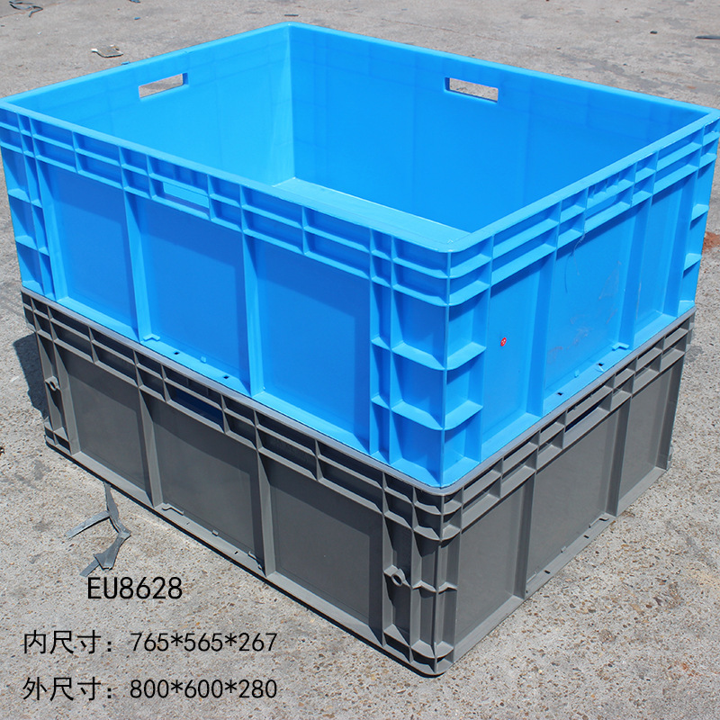 得力(deli)EU4316周转箱加厚塑料物流汽车配件周转箱400mm*300mm*175mm