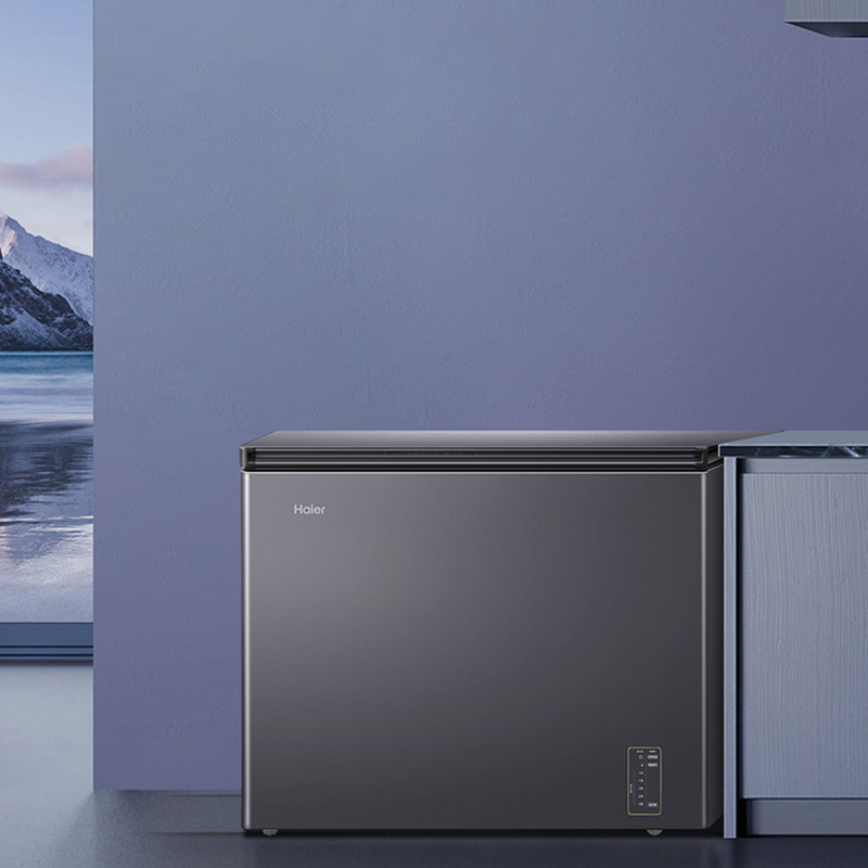 海尔(Haier)200升 家用卧式冰柜 冷柜 小冰箱 风冷无霜 一级能效 BC/BD-200WGHESM高清大图