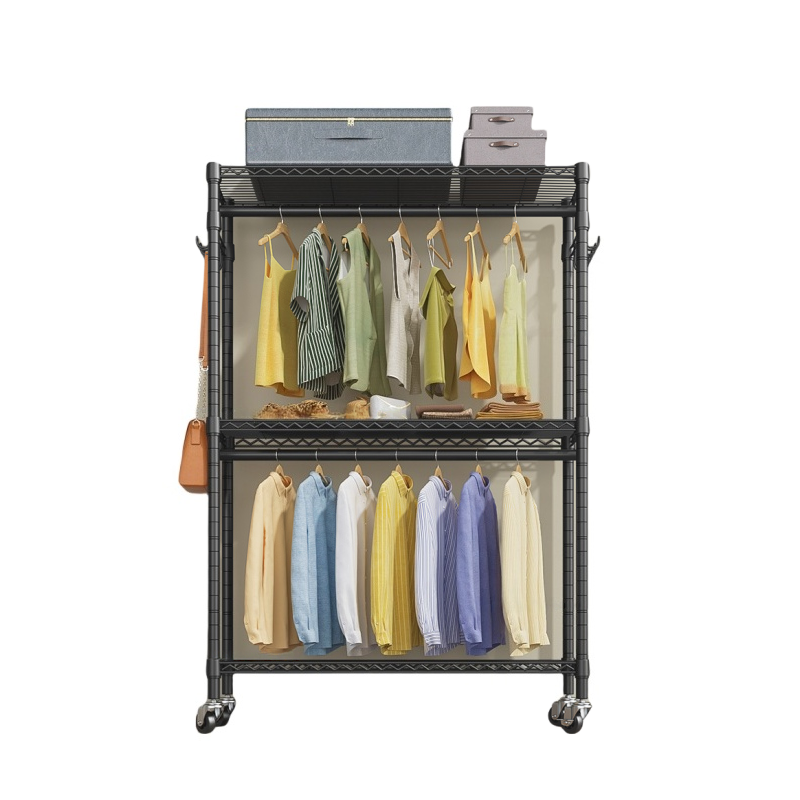 华立伟衣架简易衣柜180cm个高清大图