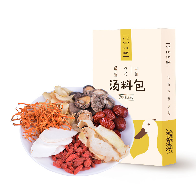姚朵朵蛹虫草枸杞山药汤料包85g*1盒