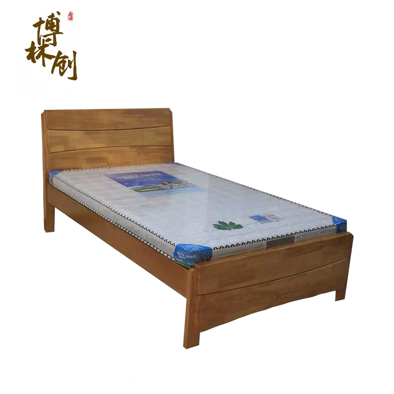 博林创 实木床 306#1.8米床 张高清大图
