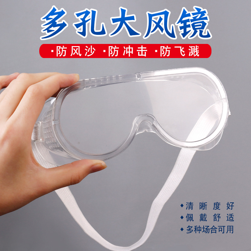 儵忽 多孔防护眼镜 1个
