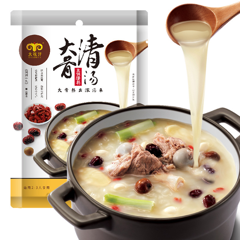 大牧汗 大骨清汤水质 火锅底料 120g