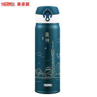 膳魔师城市杯JNL-500不锈钢保温杯 广州-活力绿 8大城市主题 304不锈钢 500ML家用/通用/Thermos