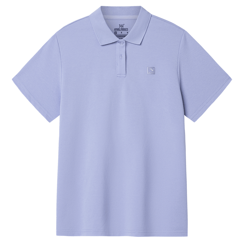 361运动t恤女夏季新款常规舒适上衣翻领短t恤视频