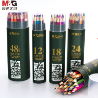 晨光(M&G)文具彩铅油性水溶性铅笔彩色笔专业素描初学者手绘画笔绘画成人画画套装12色儿童学生用工