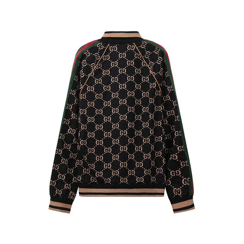 古驰 gucci 男士棉质拉链卫衣开衫运动衫夹克外套695955 xjeei